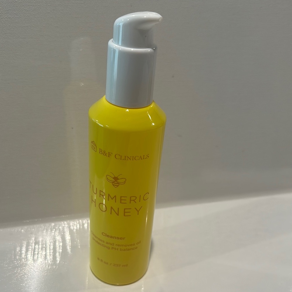 B & F Clinicals Tumeric Honey Cleanser with PH balance.